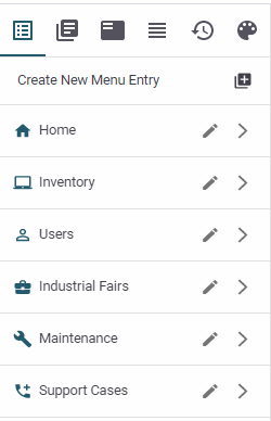 Menu Entries