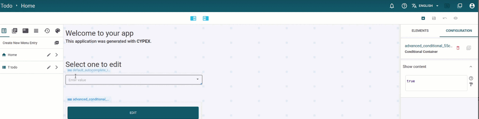 Conditional Container