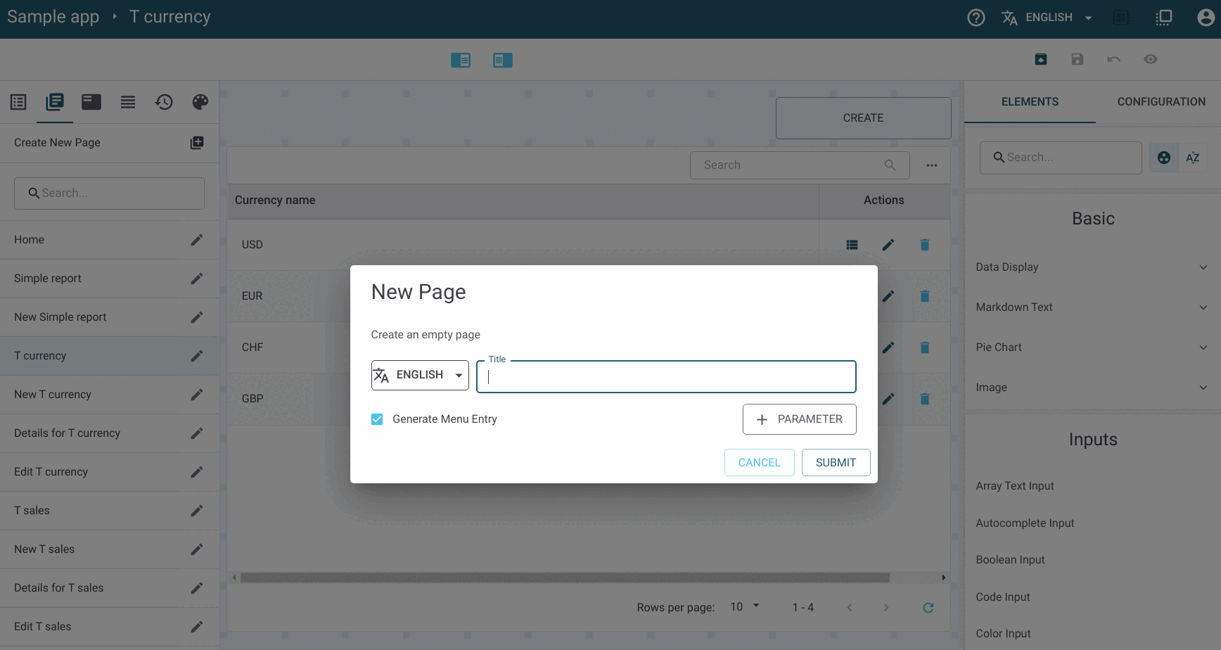 Adding pages
