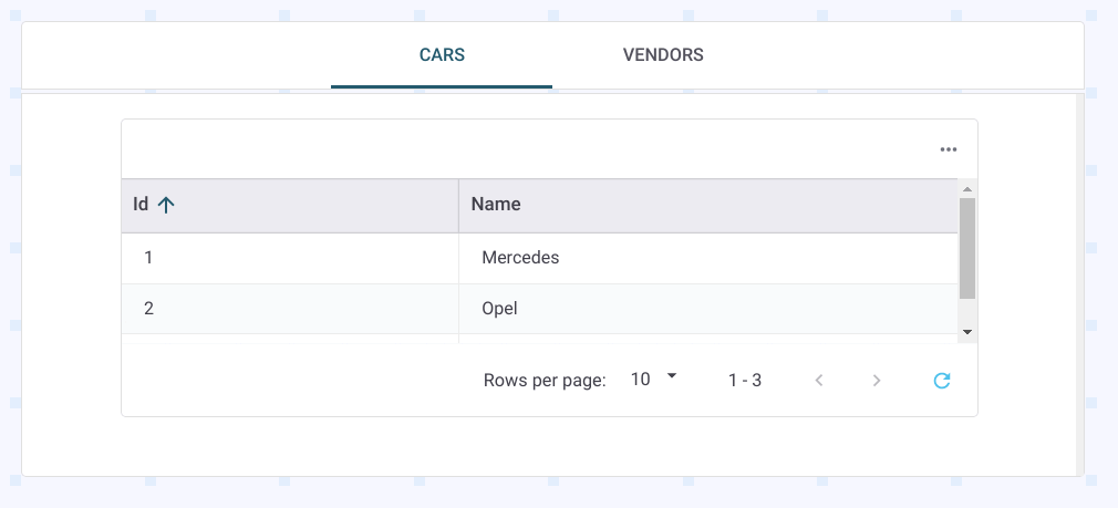Working with tabs