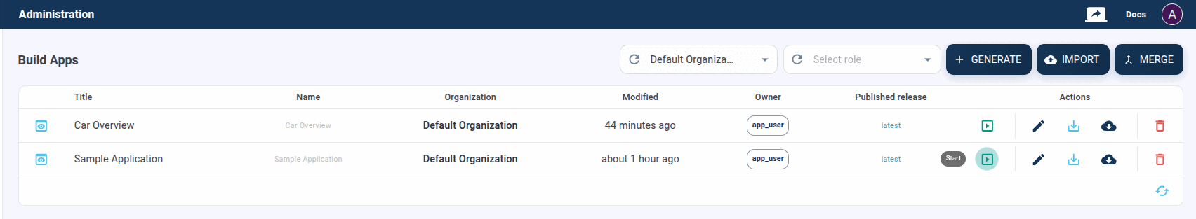 Generate and add pages