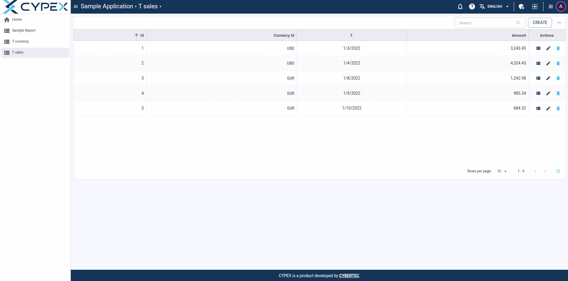 Sample Application